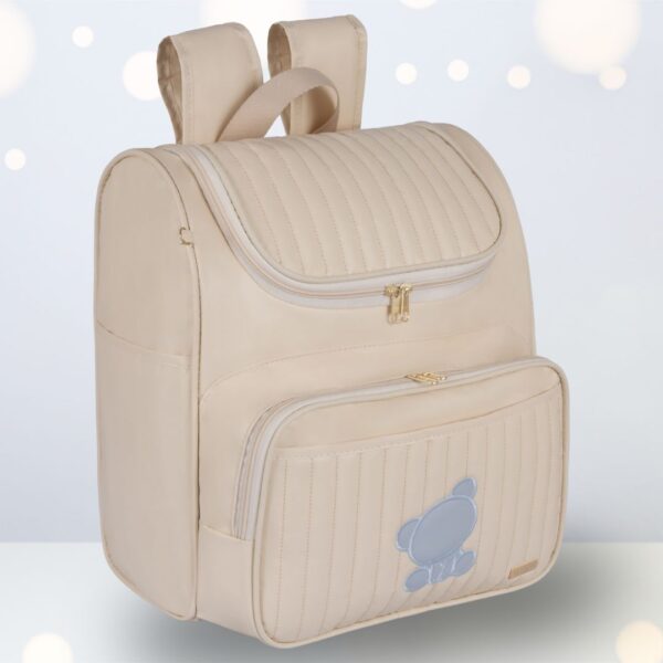 Mochila Maternidade Bebê Infantil Urso Aplicado
