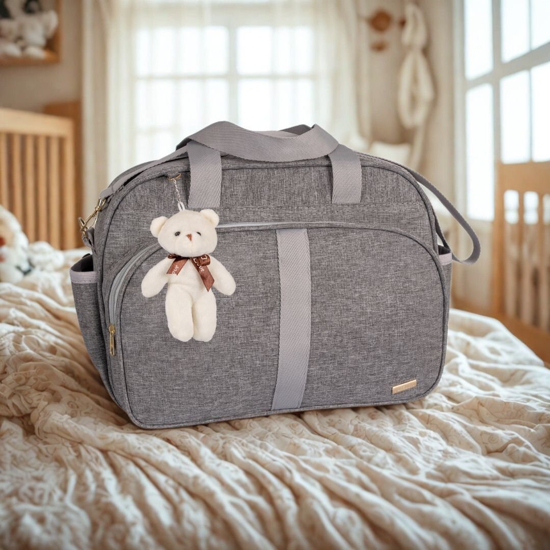 Kit Bolsa Maternidade 2 Peças com Mochila 2 em 1 e Bolsa G AMOR - Imagem 2