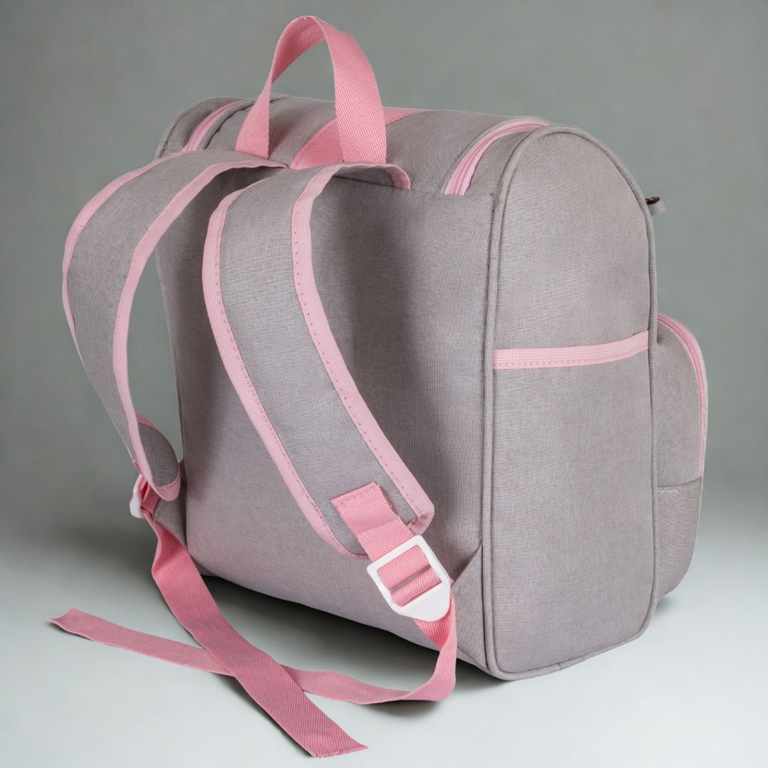 Mochila Bebê Infantil Maternidade 2 em 1 Luxo AMOR - Imagem 3