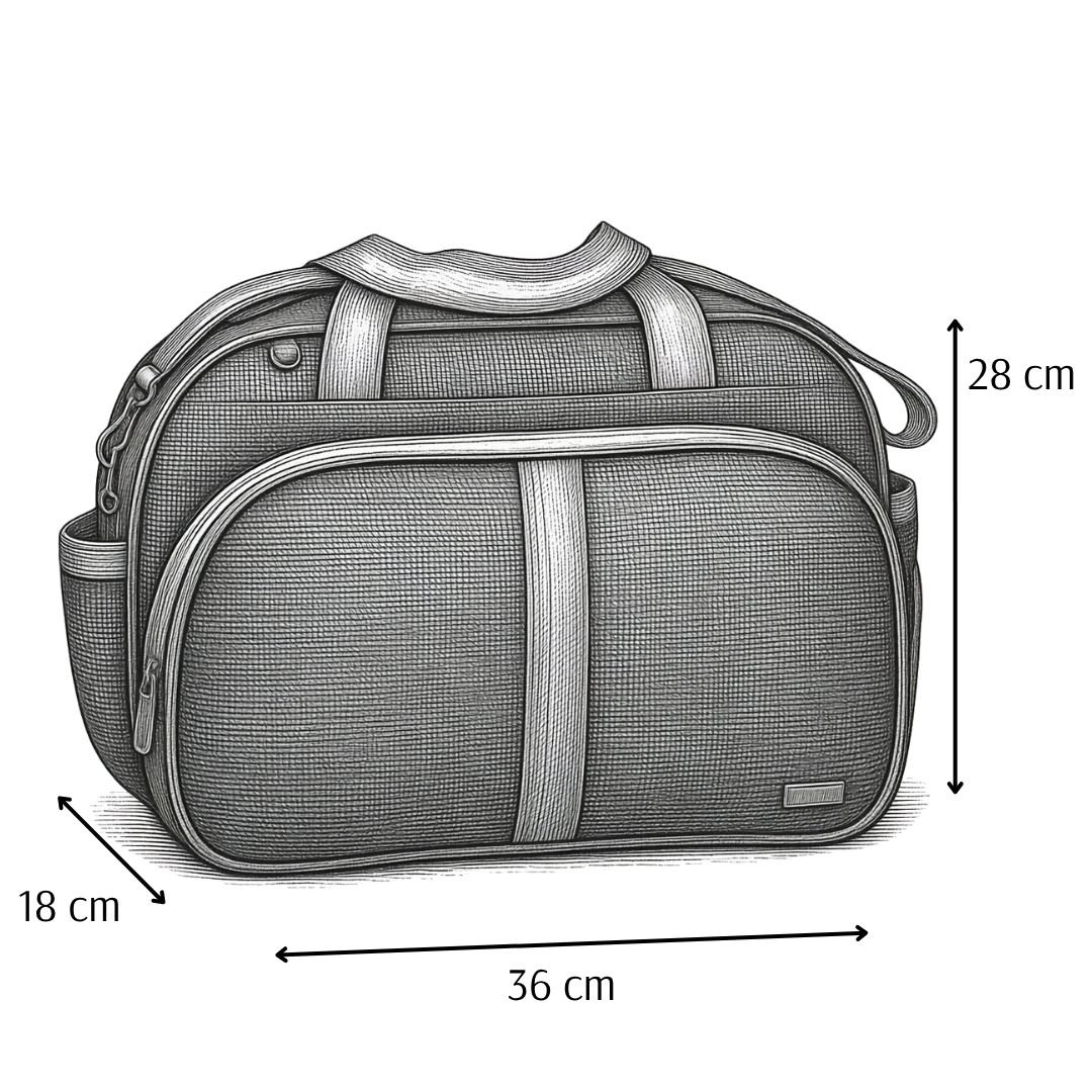 Bolsa Maternidade Bebê Infantil menino menina C/ chaveiro Urso faixa luxo AMOR - Imagem 3