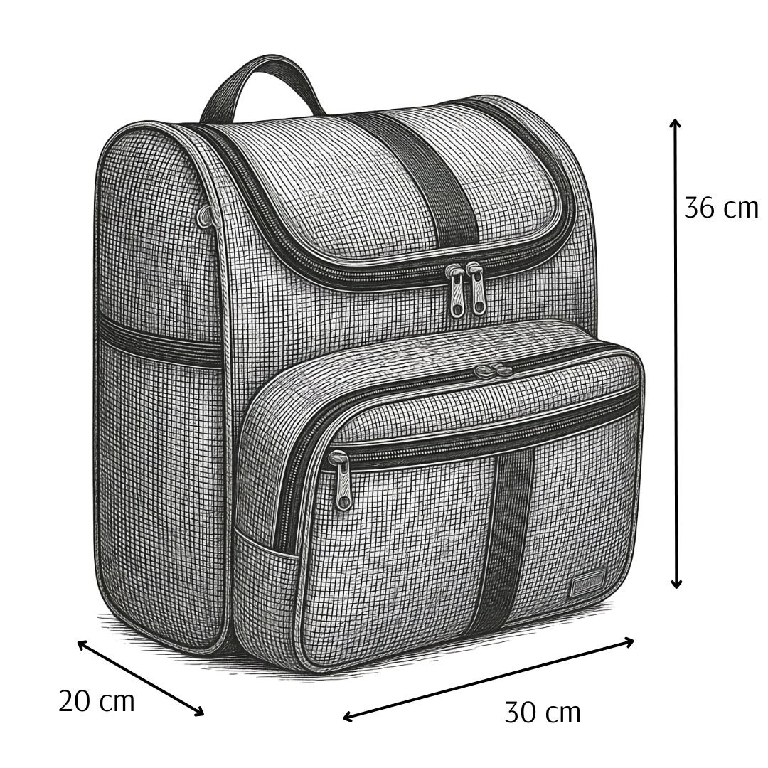 Mochila Bebê Infantil Maternidade 2 em 1 Luxo AMOR - Imagem 4