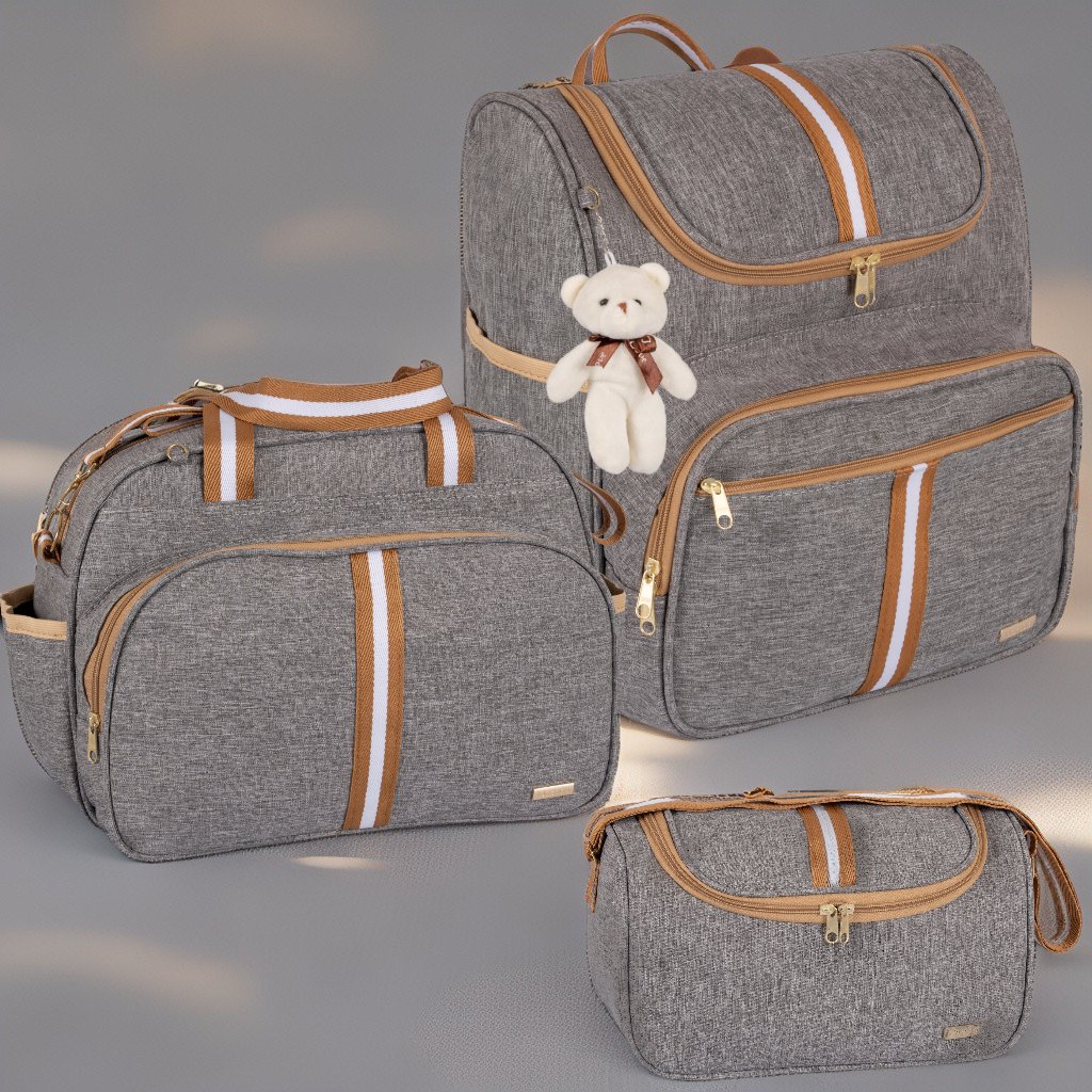 Kit Bolsa Grande, Bolsa P e Mochila G - Imagem 5
