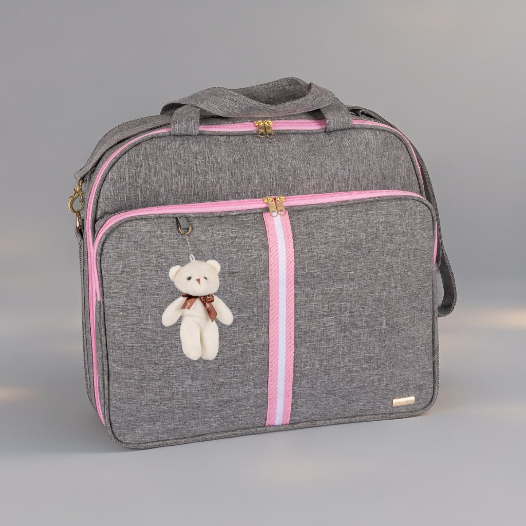 Mala Maternidade de Bebê Faixa Luxo - AMOR - Imagem 7