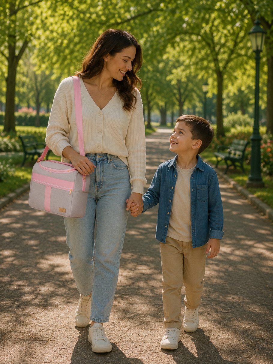 Bolsa Grande Maternidade Infantil Harmonia - Imagem 4