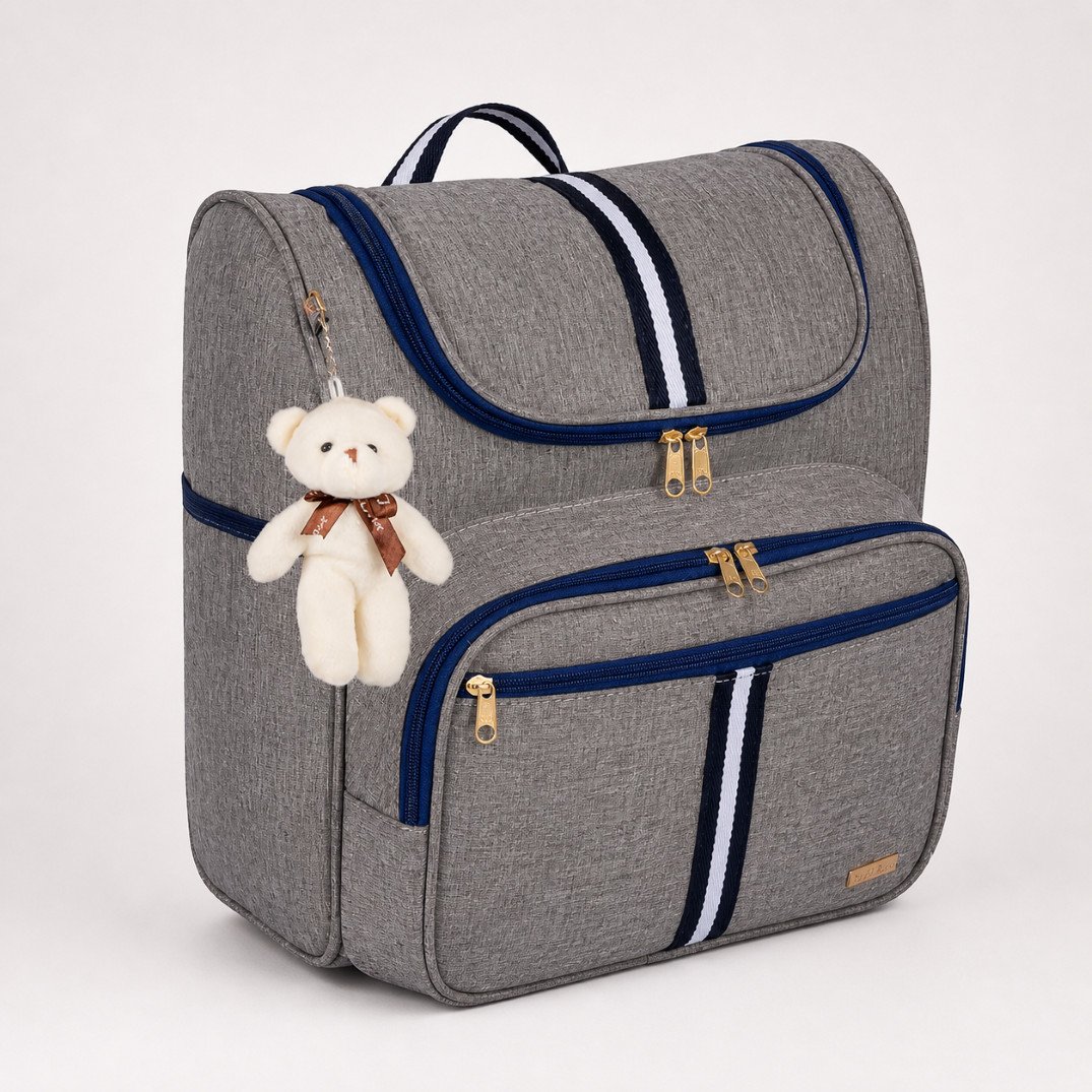 Kit Bolsa Maternidade 2 Peças com Mochila 2 em 1 e Bolsa G AMOR - Imagem 3